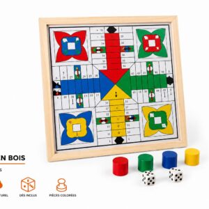 Jeu Ludo en Bois Premium